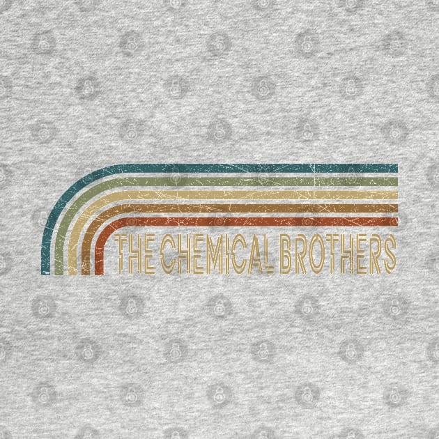 The Chemical Brothers Retro Stripes by paintallday